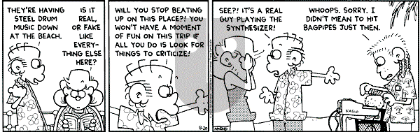 FoxTrot on Monday August 20, 2001 Comic Strip