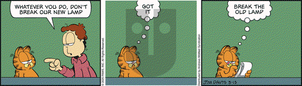 Garfield - Thursday March 13, 2025 Comic Strip