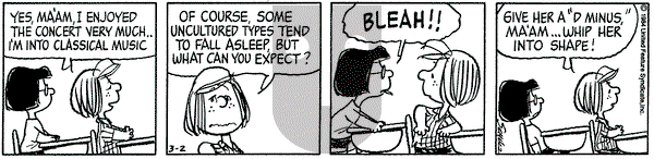 Peanuts on Friday March 2, 1984 Comic Strip