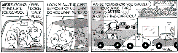 Drabble on Monday March 4, 2002 Comic Strip