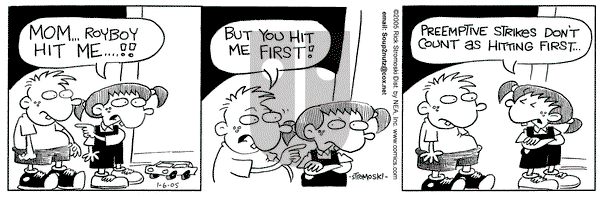 Soup to Nutz - Old on Thursday January 6, 2005 Comic Strip