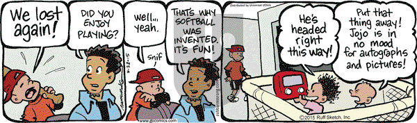 JumpStart on Wednesday April 22, 2015 Comic Strip