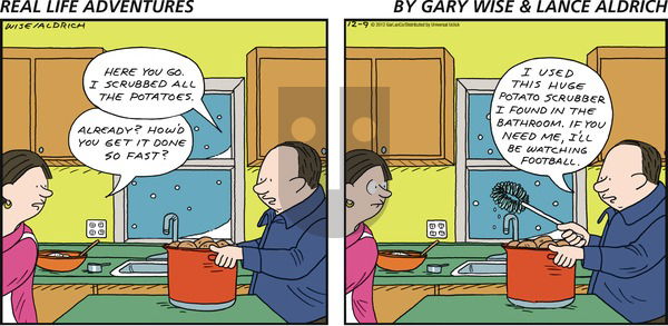 Real Life Adventures on Sunday December 9, 2012 Comic Strip