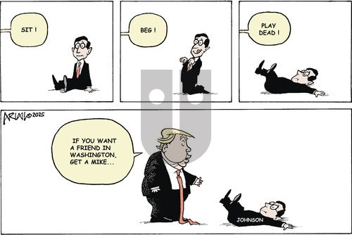 Robert Ariail on Sunday March 9, 2025 Comic Strip