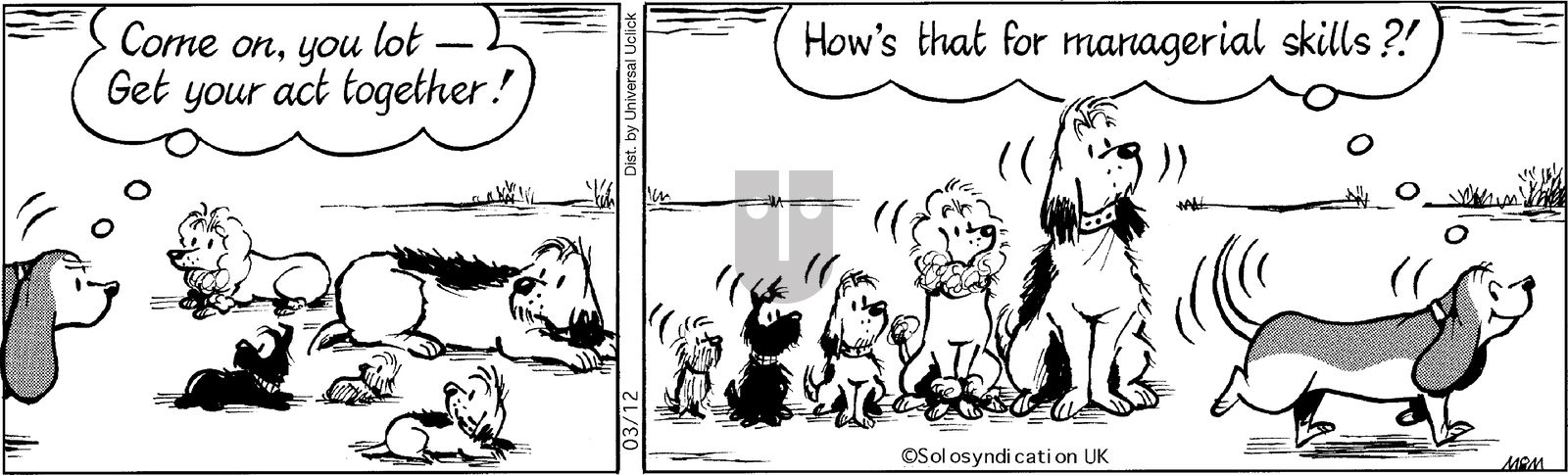Fred Basset on Wednesday March 12, 2014 Comic Strip