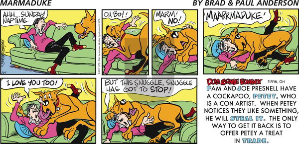 Marmaduke on Sunday October 1, 2017 Comic Strip