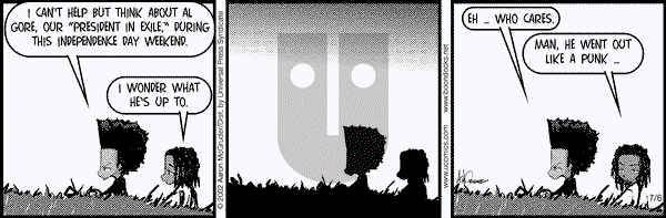 The Boondocks on Saturday April 19, 2025 Comic Strip