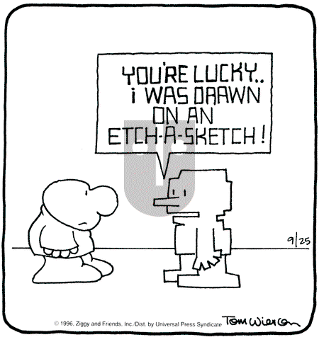 Ziggy - Wednesday September 25, 1996 Comic Strip