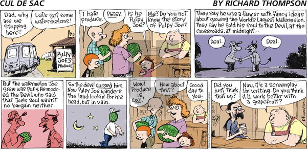 Cul de Sac on Sunday July 22, 2018 Comic Strip