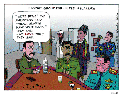 Ted Rall on Wednesday March 5, 2025 Comic Strip