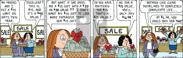 Cathy Classics on Saturday December 8, 2012 Comic Strip