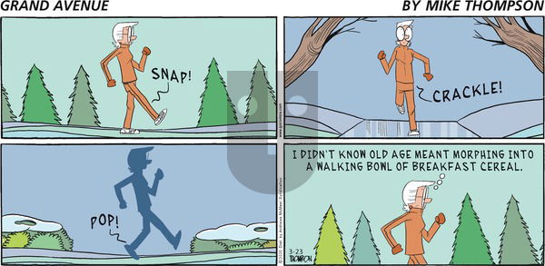 Grand Avenue on Sunday March 23, 2025 Comic Strip