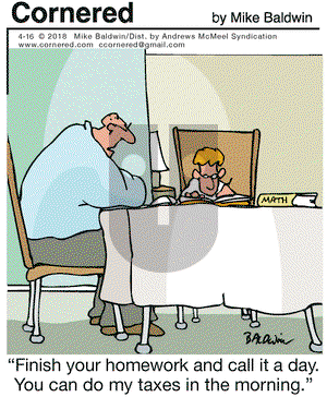 Cornered on Monday April 16, 2018 Comic Strip