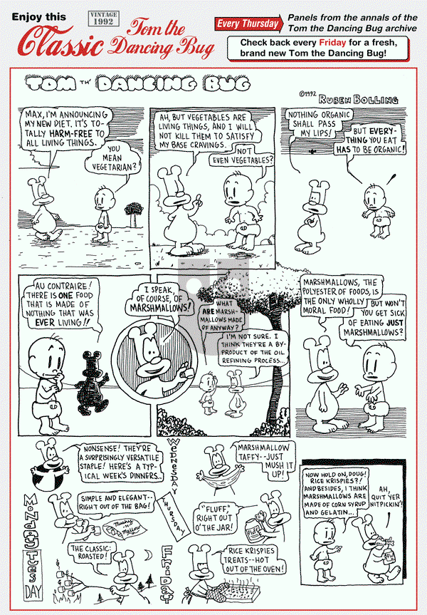 Tom the Dancing Bug on Thursday November 19, 2015 Comic Strip