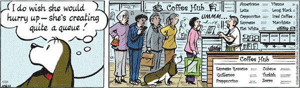 Fred Basset on Friday January 31, 2020 Comic Strip