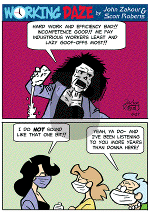 Working Daze - Friday August 28, 2020 Comic Strip