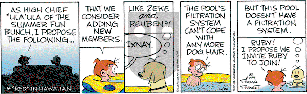 Red and Rover - Saturday June 22, 2024 Comic Strip