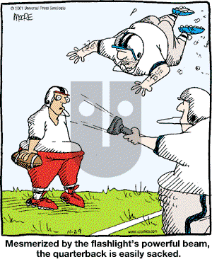 In the Bleachers - Thursday November 29, 2001 Comic Strip