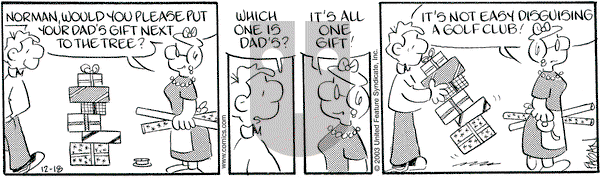 Drabble - Thursday December 18, 2003 Comic Strip