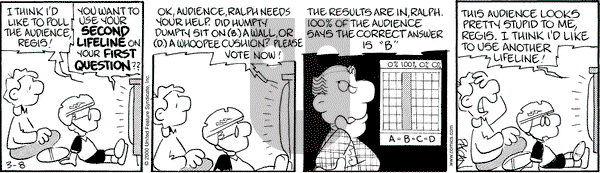 Drabble on Sunday March 19, 2000 Comic Strip