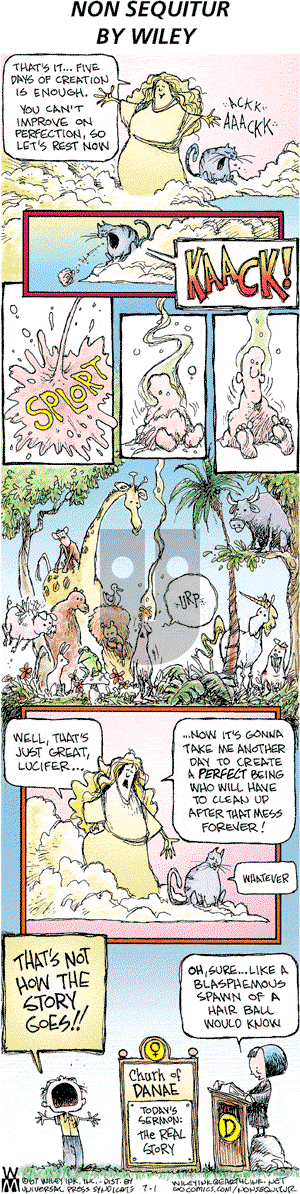 Non Sequitur on Sunday July 1, 2007 Comic Strip