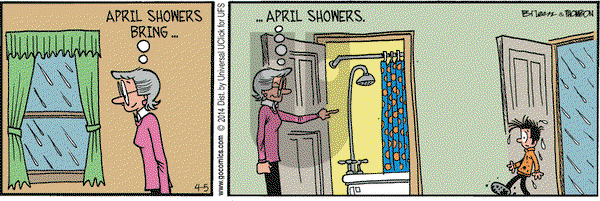 Grand Avenue on Saturday April 5, 2014 Comic Strip