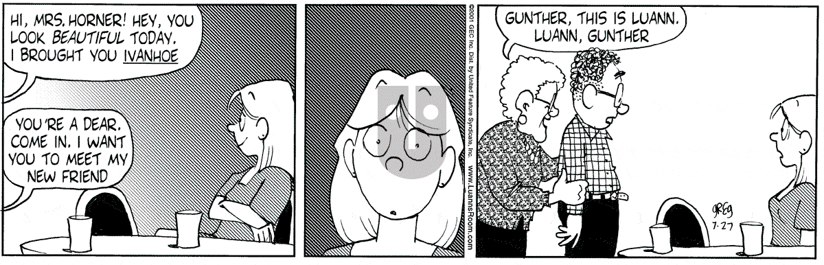 Luann - Friday July 27, 2001 Comic Strip