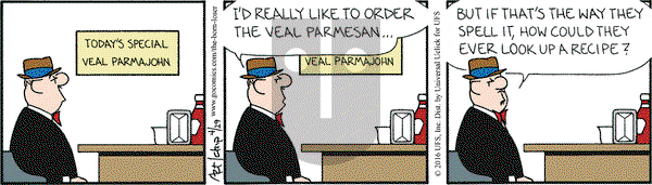 The Born Loser on Friday April 29, 2016 Comic Strip