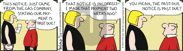 The Born Loser on Saturday March 29, 2014 Comic Strip