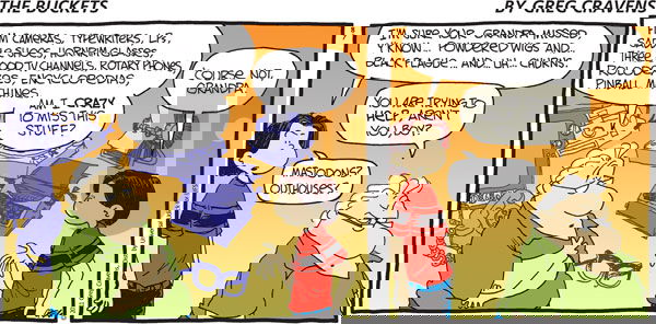 The Buckets on Sunday August 7, 2011 Comic Strip