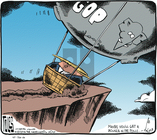 Tom Toles on Wednesday October 26, 2016 Comic Strip
