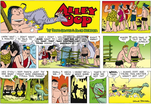 Alley Oop on Sunday May 9, 1999 Comic Strip