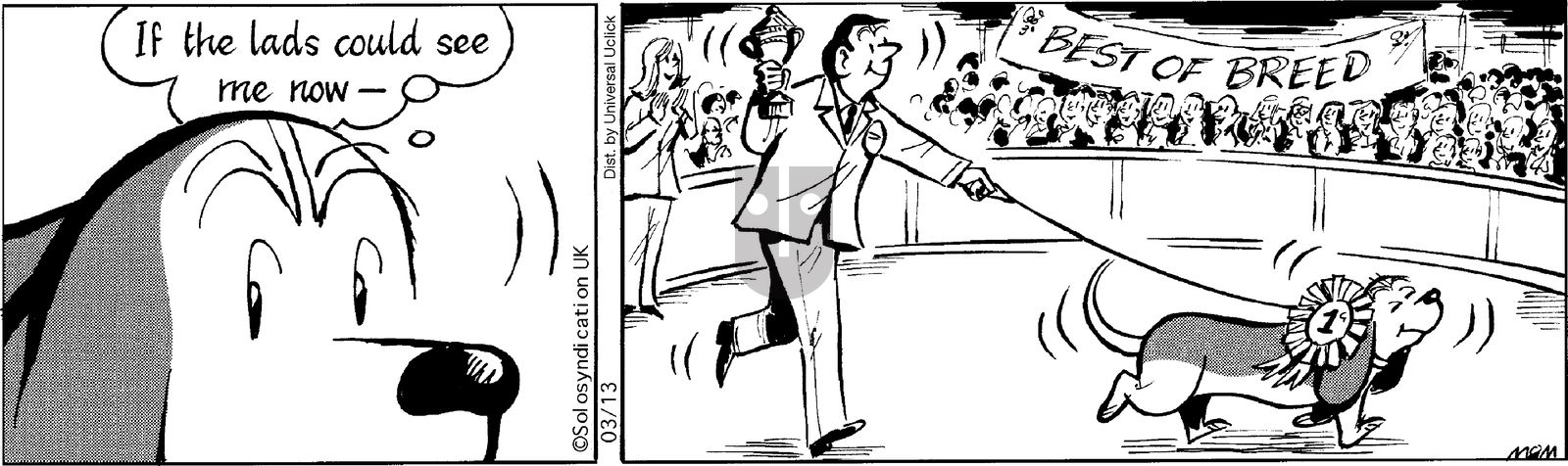 Fred Basset on Thursday March 13, 2014 Comic Strip
