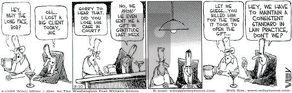 Non Sequitur on Monday August 10, 1998 Comic Strip