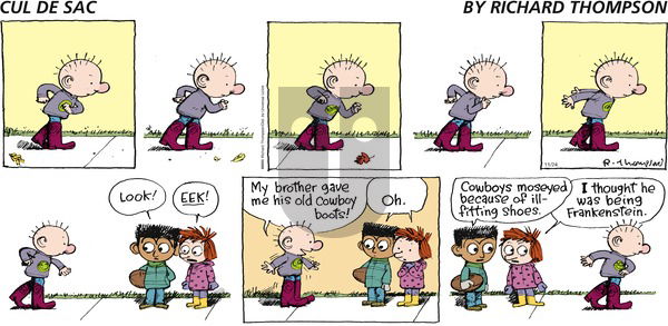 Cul de Sac on Sunday November 24, 2013 Comic Strip