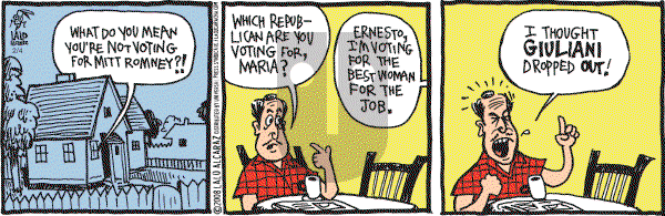 La Cucaracha on Monday February 4, 2008 Comic Strip
