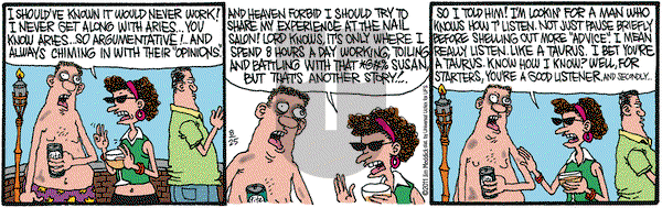Monty on Thursday August 25, 2011 Comic Strip