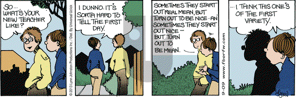 For Better or For Worse - Monday September 9, 2013 Comic Strip