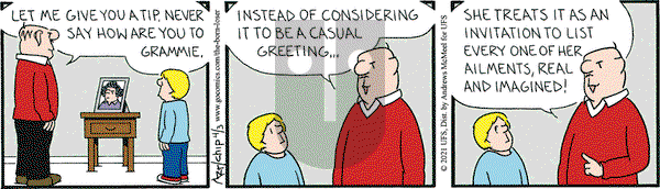 The Born Loser on Saturday April 3, 2021 Comic Strip