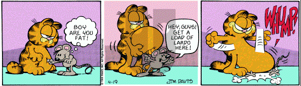 Garfield on Tuesday April 19, 1988 Comic Strip