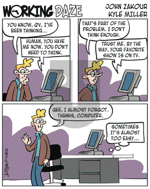Working Daze on Saturday April 23, 2005 Comic Strip