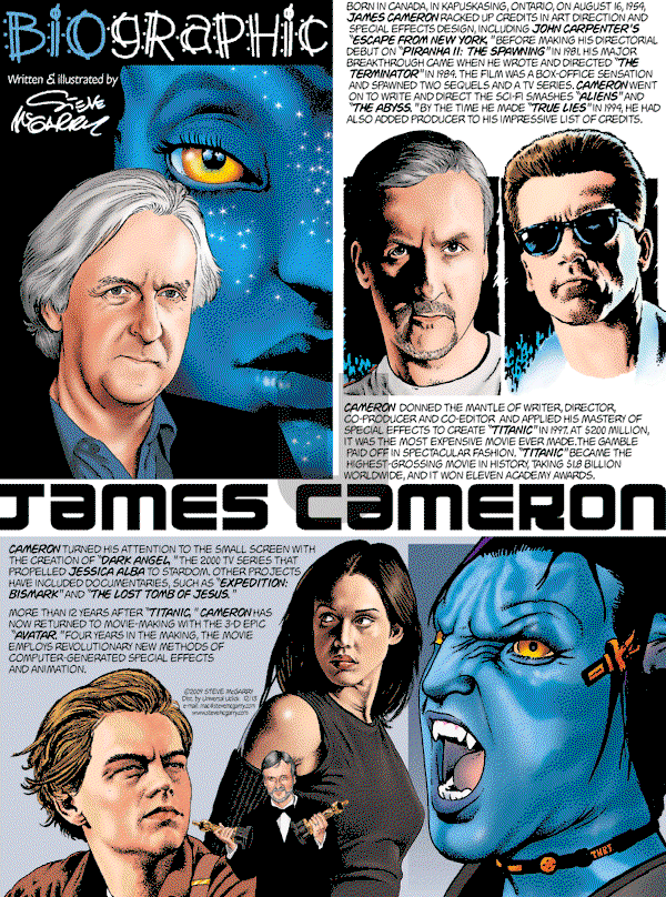 Biographic on Sunday December 13, 2009 Comic Strip