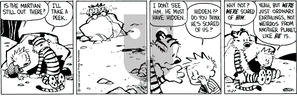 Calvin and Hobbes - Tuesday September 27, 1988 Comic Strip