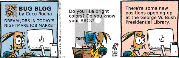 La Cucaracha on Wednesday April 8, 2009 Comic Strip