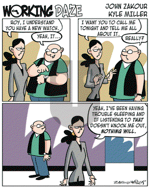 Working Daze on Wednesday March 29, 2006 Comic Strip