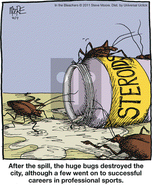 In the Bleachers on Thursday July 14, 2011 Comic Strip