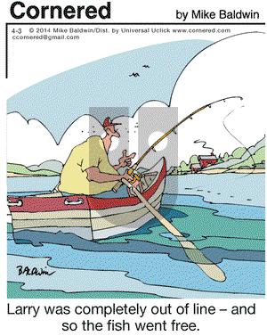 Cornered on Thursday April 3, 2014 Comic Strip