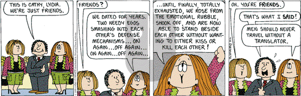 Cathy Classics on Tuesday April 6, 1999 Comic Strip