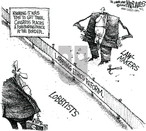 Matt Davies on Monday April 3, 2006 Comic Strip