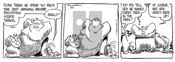 The Grizzwells on Friday March 19, 1999 Comic Strip